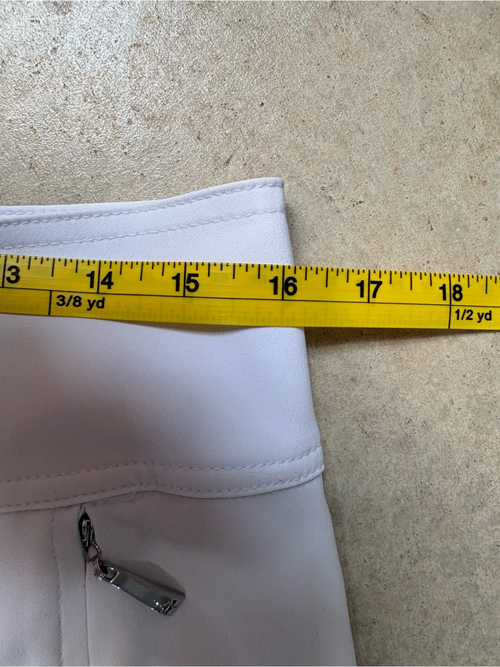 Jofit Golf Skort Women's Size 6 White Athletic Tennis skirt with Zip Pockets - Picture 11 of 11